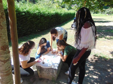 Pintura dos estandartes