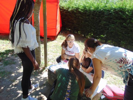 Pintura dos estandartes